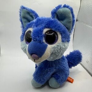 Wild Republic Blue Fox Dog stuffed animal Plush Toy 6”